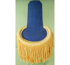 Epaulette Blue / Yellow Fringes